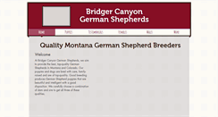 Desktop Screenshot of bcgermanshepherds.com